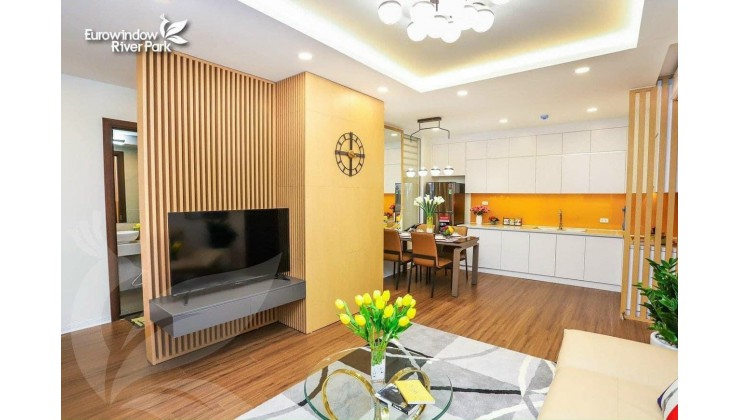 CHỈ TỪ 2 TỶ QUÝ KHÁCH SỞ HỮU NGAY CĂN 3PN 85m2 TẬN HƯỞNG 3 MẶT THOÁNG VĨNH VIỄN TAI TÒA RIVER-DỰ ÁN EUROWINDOW RIVER PARK.